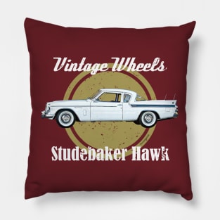 Vintage Wheels - Studebaker Hawk Pillow