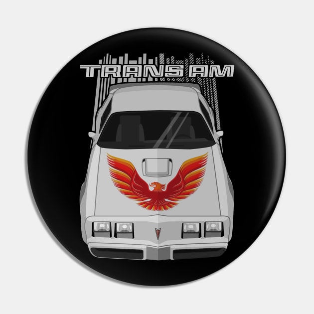 Firebird Trans Am 79-81 - silver and orange Pin by V8social