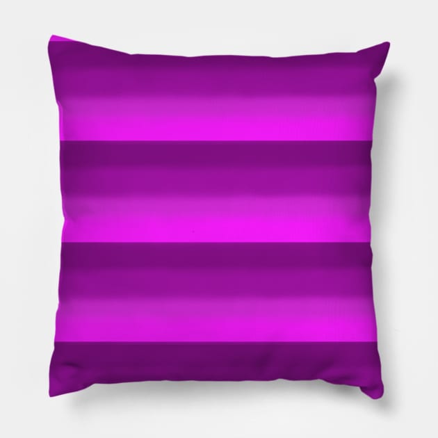 Rich Purple Stripes Pillow by Art By LM Designs 