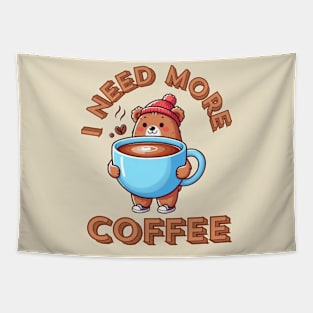 Coffee Bear Tapestry