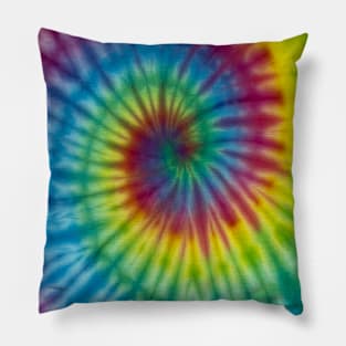 Summr Tie Dye Reactive Rainbow Pillow