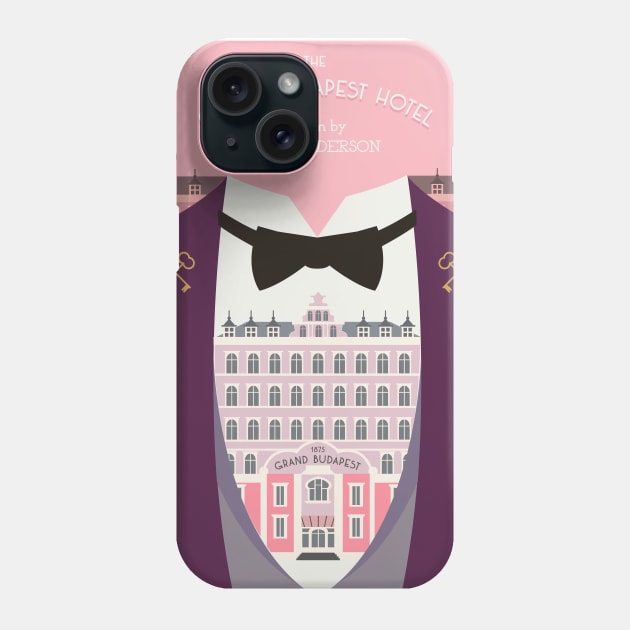 Grand Budapest Hotel Phone Case by 2ToastDesign