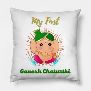 My First Ganesh Chaturthi celebration Pillow