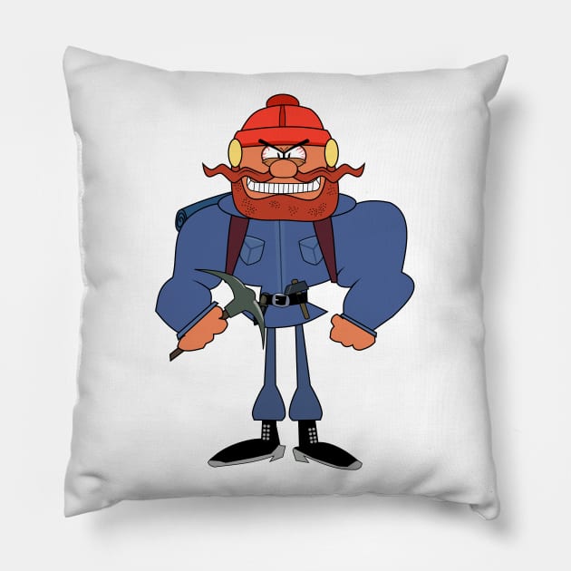 Yukon Cornelius Pillow by TGprophetdesigns