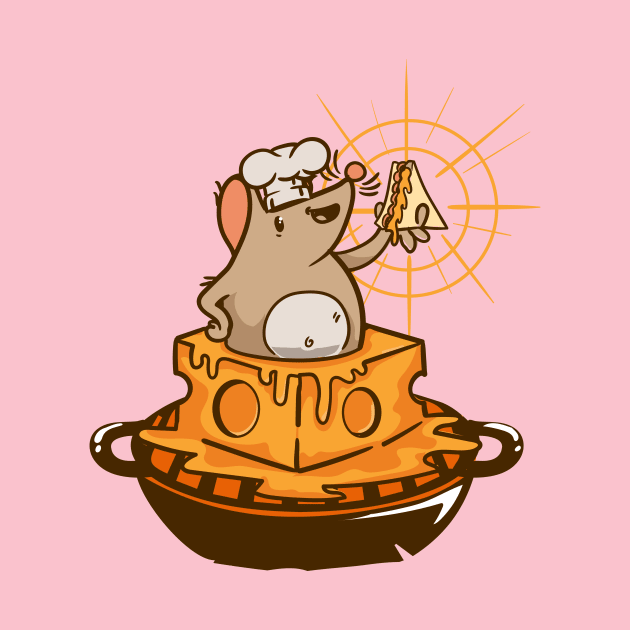 Mouse cheese sandwhich by Deduder.store