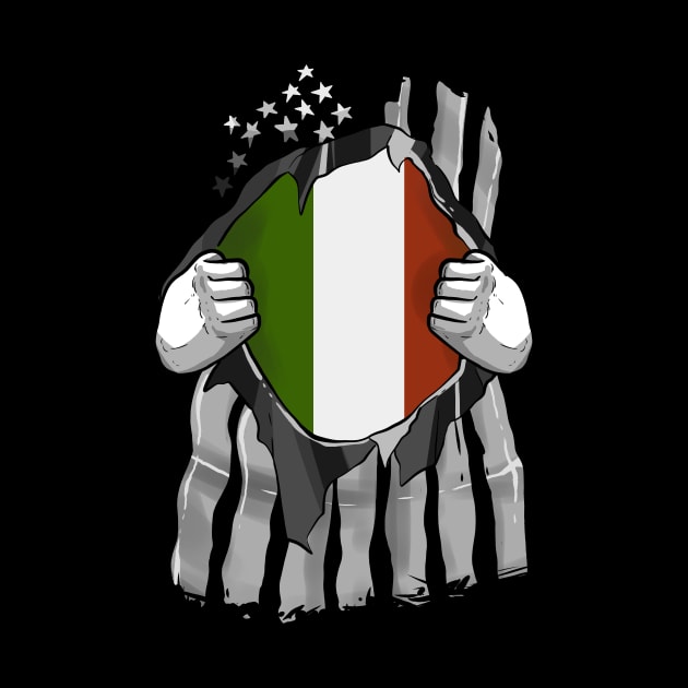 Proud Italian American Italy Flag Patriotic Gift by amango