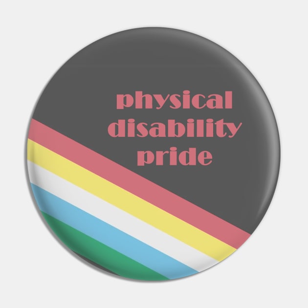 Physical Disability Pride Pin by Quipplepunk