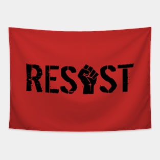 RESIST (fist clenched) Tapestry