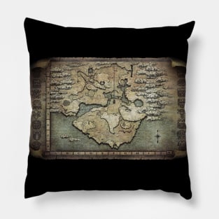 Forbidden Lands Map Pillow