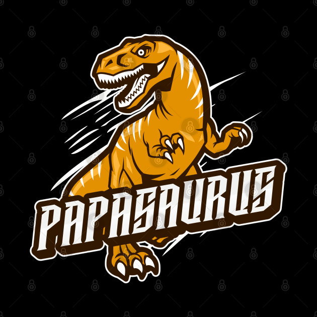 Papasaurus Dinosaur Father And Son Matching by PlimPlom