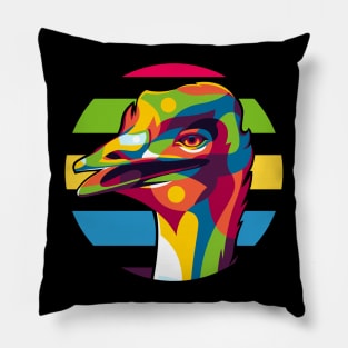 Emu Portrait Pillow