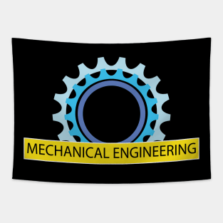 mechanical engineering, engineer mechanics logo Tapestry