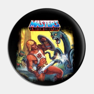 He-Man vs Sea Creature Pin