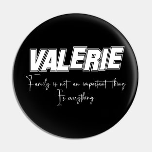 Valerie Second Name, Valerie Family Name, Valerie Middle Name Pin
