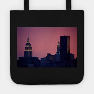 Empire State Building and Chrysler Building Tote