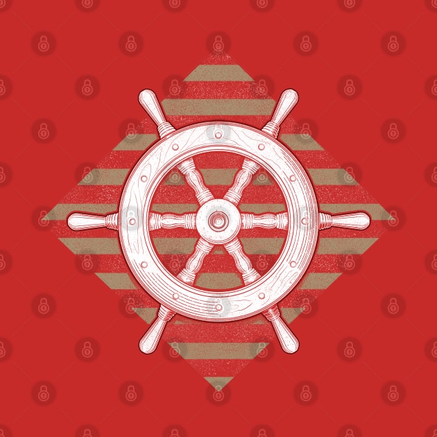 ship wheel by pakowacz