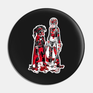 Hit-Girl and Kick Ass Pin