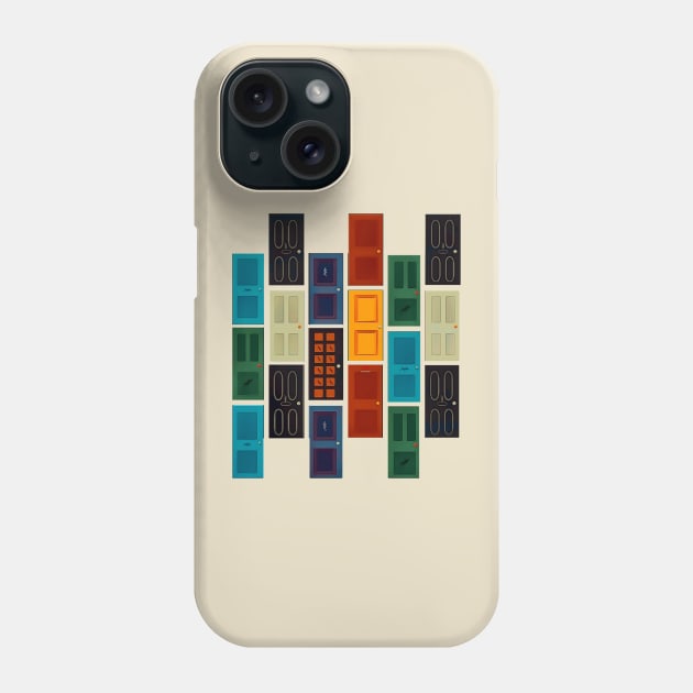 18 Doors Phone Case by MTJam productions