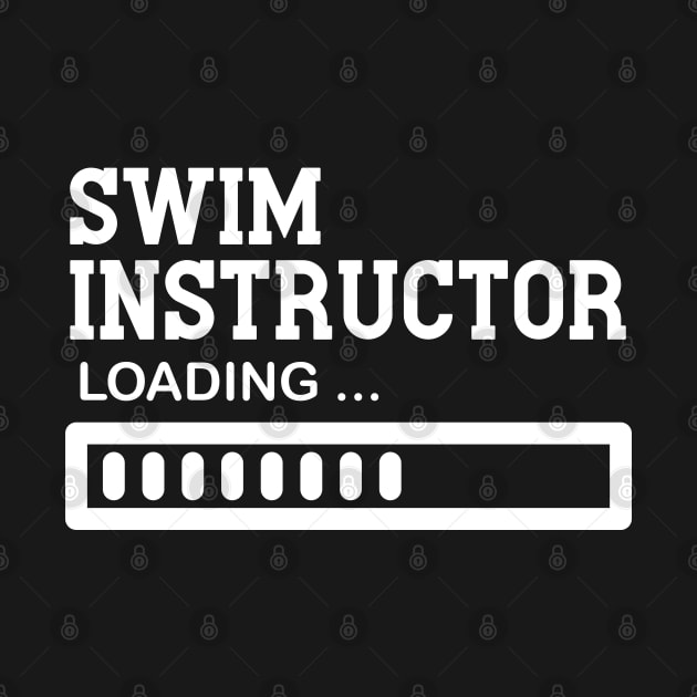 Swim Instructor Job Funny Gift Idea by Monster Skizveuo