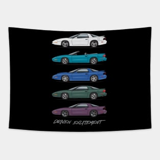 Driven Excitement Tapestry