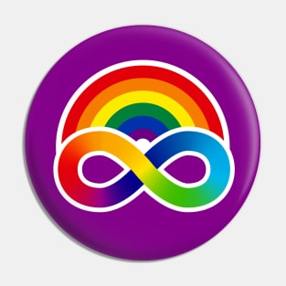 Autistic and Queer Pin