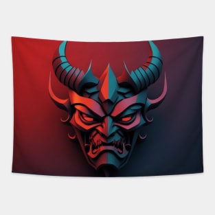 oni mask Tapestry