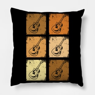 Retro String Rhythms Pillow