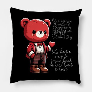 Valentine's Day Bear Pillow