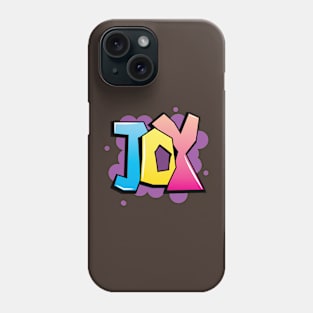 Joy graffiti positive words Phone Case