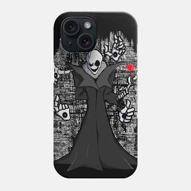 Undertale W.D Gaster mystery man fnf scientist art Phone Case by Renovich