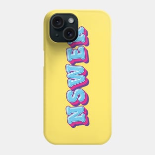 Nswer Nmixx fandom text typography | Morcaworks Phone Case