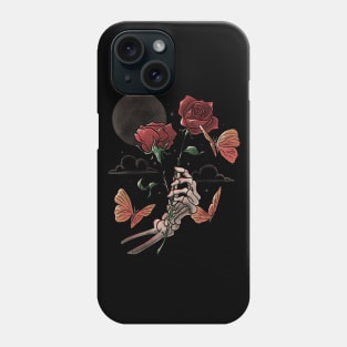 Love and Thorns - Skull Flowers Gift Phone Case