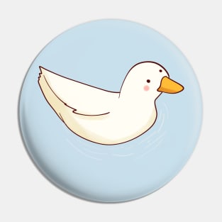 Duck swimming Pin