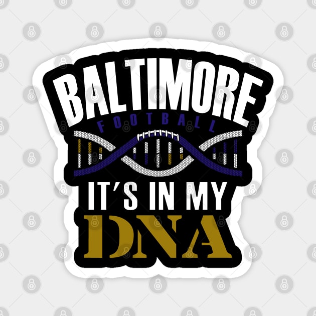 Baltimore Pro Football - DNA Magnet by FFFM