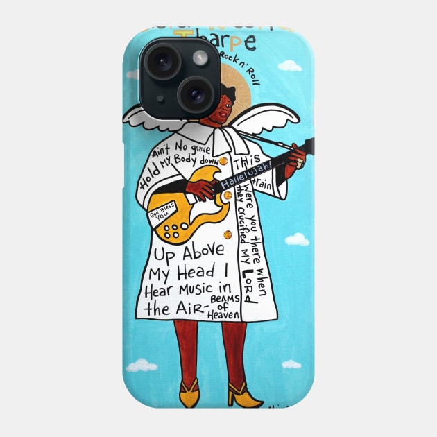 Sister Rosetta Tharpe Phone Case by krusefolkart