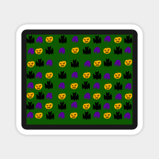 Halloween Pattern Magnet