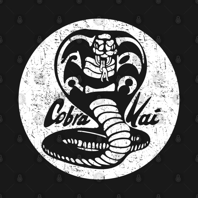 Cobra Kai White Circle by Barn Shirt USA