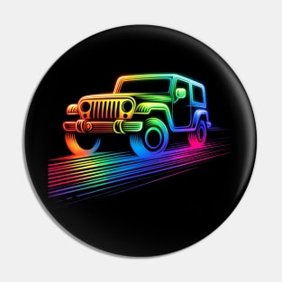 jeep lgbt Pin