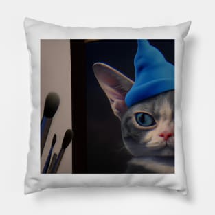 Smurf Cat's Midnight Meows Pillow