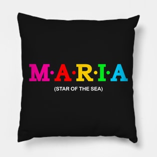 Maria - star of the sea. Pillow