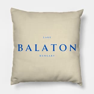 Lake Balaton Hungary Pillow