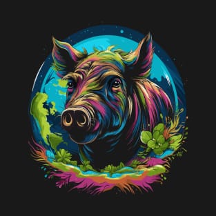 Wild Boar Earth Day T-Shirt