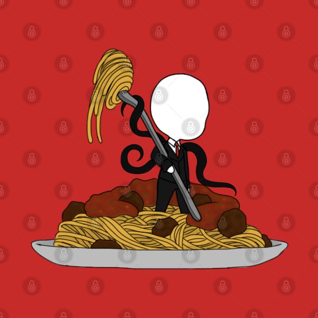 creepypasta food chibi (slenderman) by LillyTheChibi