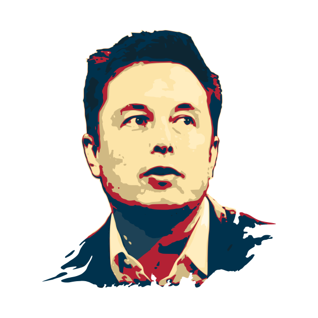 Elon Musk Pop Art - Elon Musk - Body Niemowlęce | TeePublic PL