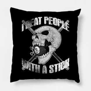 Stick Skull Pillow