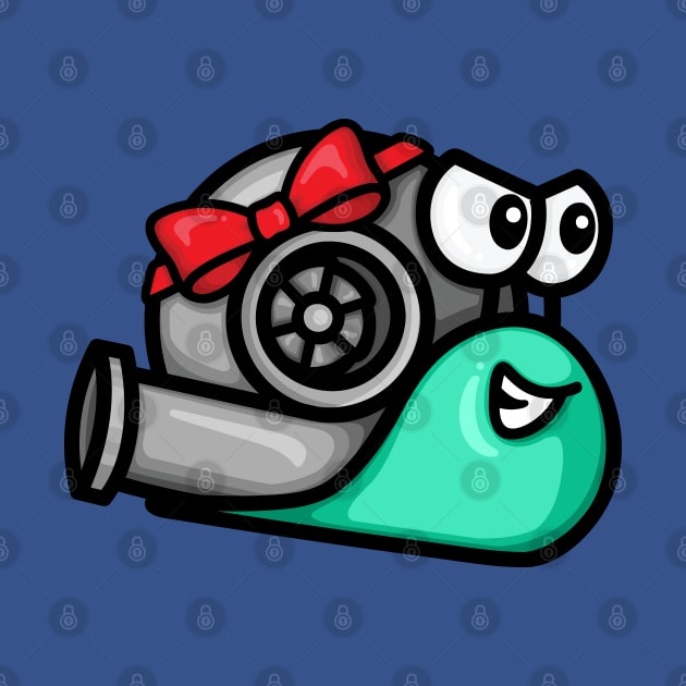 Turbo Snail - Gift Wrapped (Mint) by hoddynoddy