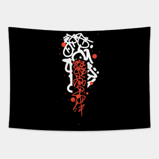 Graffiti Tag / Calligraphy Letter Tapestry