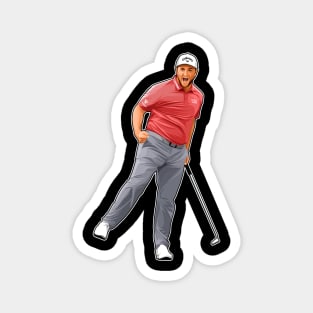 Jon Rahm Celebrate Golf Magnet