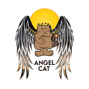 Funny Angel cat T-Shirt