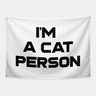 I am a cat person Tapestry